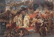 Karl von Piloty Thusnelda in the Triumphal Procession of Germanicus Sweden oil painting artist